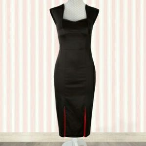 Black pin up retro vintage dress